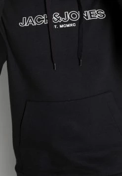 Jack & Jones JJBANK - Hoodie - Black -Jack & Jones Shop 43d83f2a81b4464fb7dd958f93ef8acd