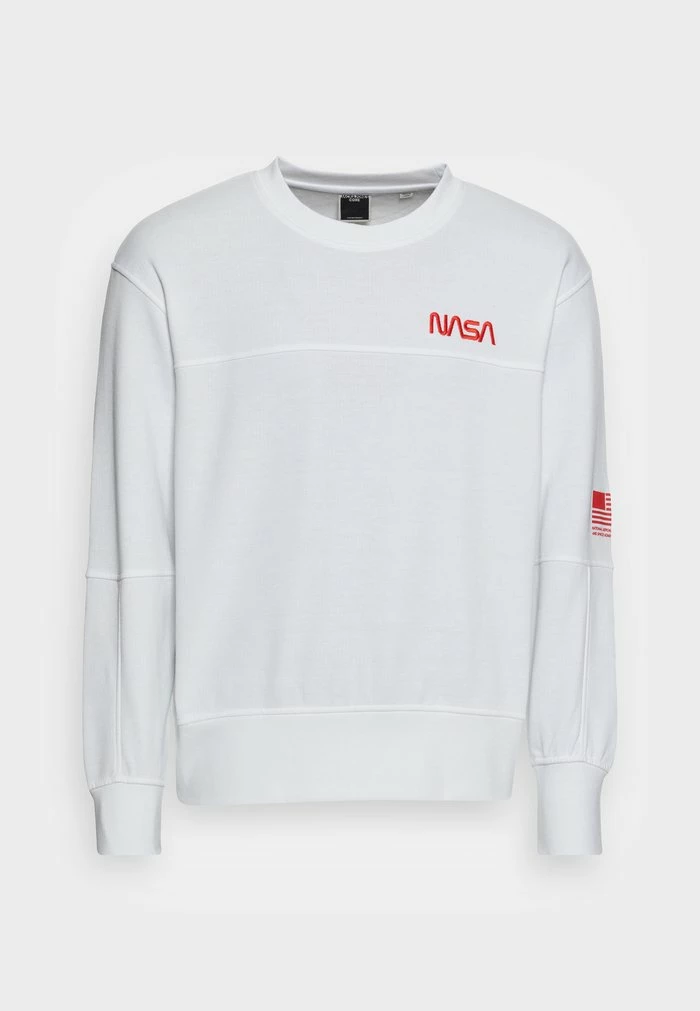 Jack & Jones JCONASA CREW NECK UNISEX - Sweatshirt - White 1 Jack & Jones JCONASA CREW NECK UNISEX - Sweatshirt - White