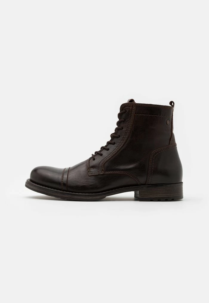 Jack & Jones JFWRUSSEL WARM - Lace-up Ankle Boots - Brown Stone 1 Jack & Jones JFWRUSSEL WARM - Lace-up Ankle Boots - Brown Stone