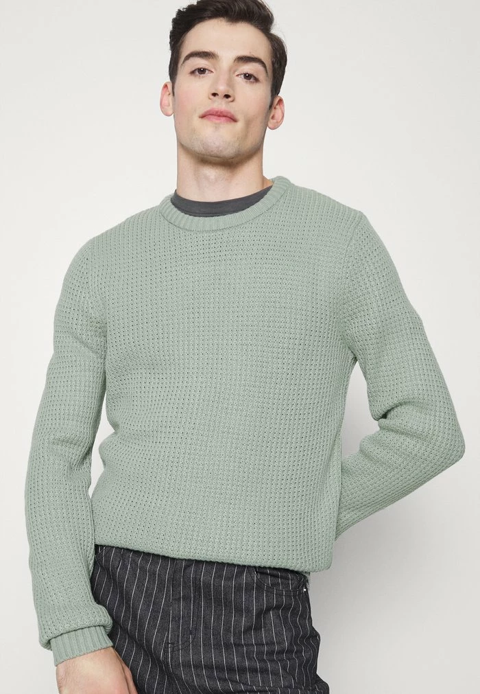 Jack & Jones JCODALTON CREW NECK - Jumper - Slate Gray 5 Jack & Jones JCODALTON CREW NECK - Jumper - Slate Gray - Image 5