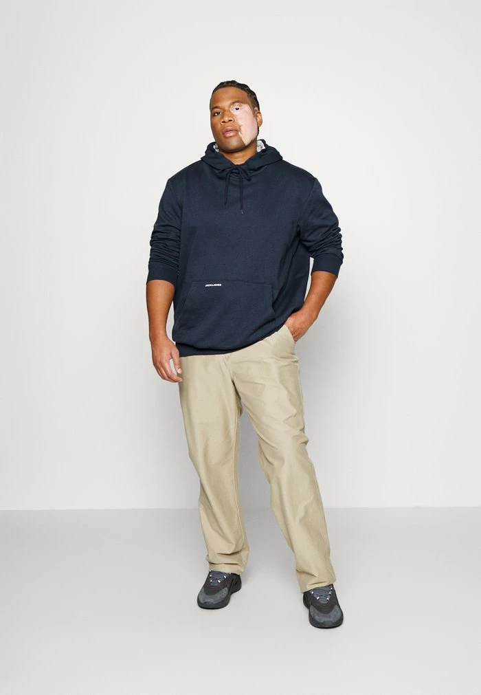 Jack & Jones JJCONTRAST SWEAT HOOD - Hoodie - Navy Blazer 2 Jack & Jones JJCONTRAST SWEAT HOOD - Hoodie - Navy Blazer - Image 2