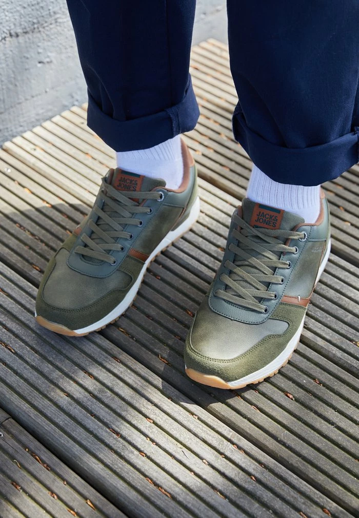 Jack & Jones JFWGOWER - Trainers - Olive Night 3 Jack & Jones JFWGOWER - Trainers - Olive Night - Image 3