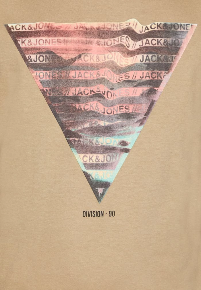 Jack & Jones JCOTOM TEE CREWNECK UNISEX - Print T-shirt - Dune 6 Jack & Jones JCOTOM TEE CREWNECK UNISEX - Print T-shirt - Dune - Image 6