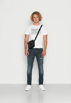 Alternative view of Jack & Jones JJIGLENN JJFOX - Straight Leg Jeans - Grey Denim