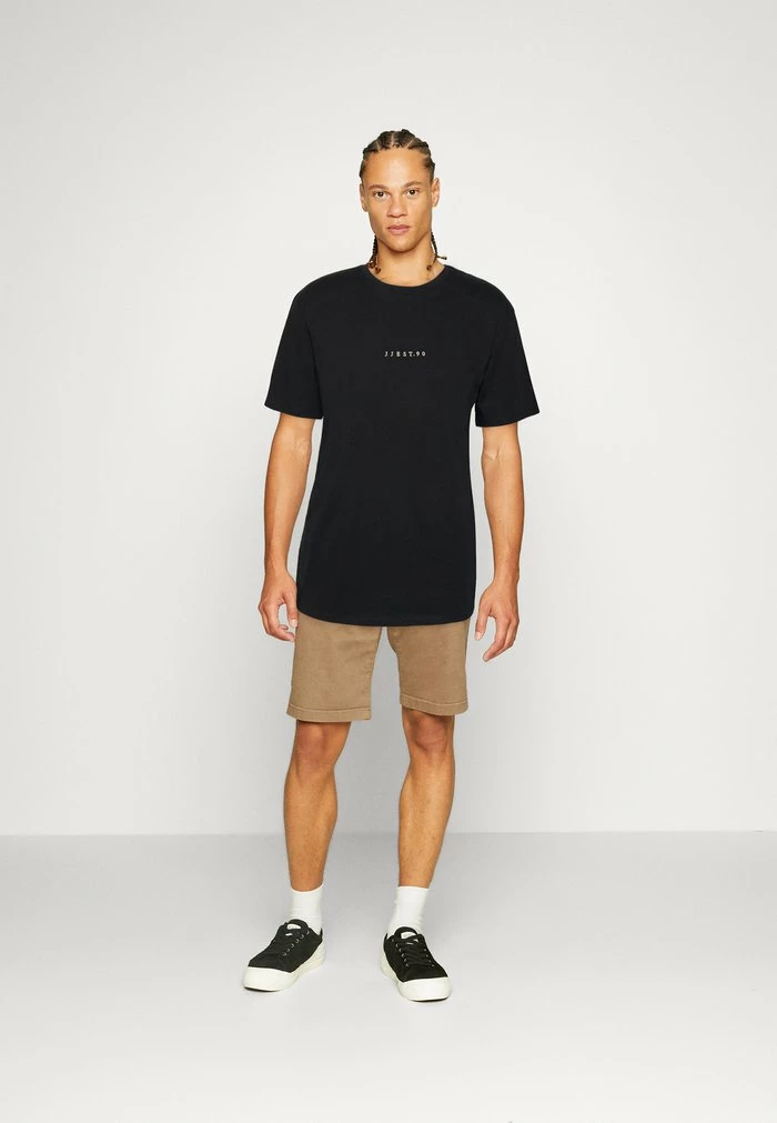 Jack & Jones JJNEW STATE TEE CREW NECK - Basic T-shirt - Black 2 Jack & Jones JJNEW STATE TEE CREW NECK - Basic T-shirt - Black - Image 2