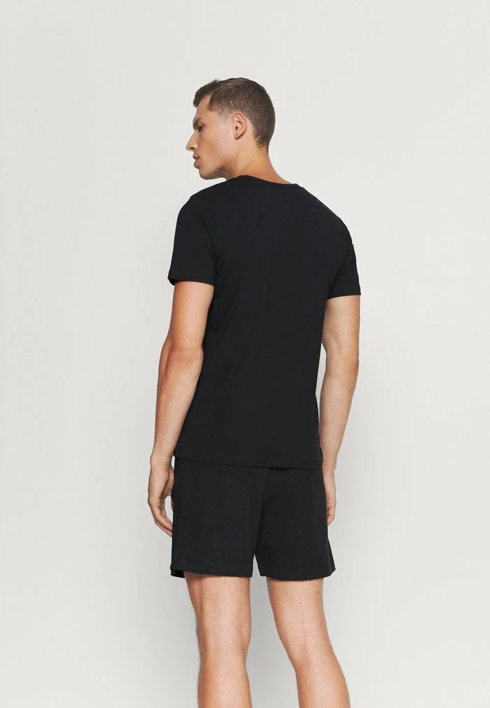Jack & Jones JACLOUNGE SHORT SET - Pyjama Set - Black 3 Jack & Jones JACLOUNGE SHORT SET - Pyjama Set - Black - Image 3