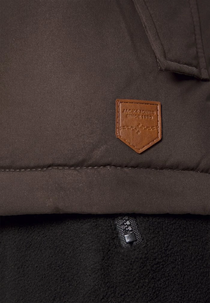 Jack & Jones JJTIMO PUFFER JACKET - Winter Jacket - Mulch 7 Jack & Jones JJTIMO PUFFER JACKET - Winter Jacket - Mulch - Image 7