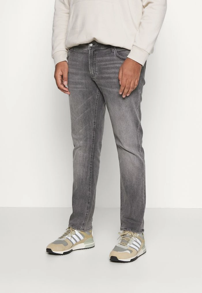 Jack & Jones JJIGLENN JJORIGINAL - Slim Fit Jeans - Grey Denim 1 Jack & Jones JJIGLENN JJORIGINAL - Slim Fit Jeans - Grey Denim