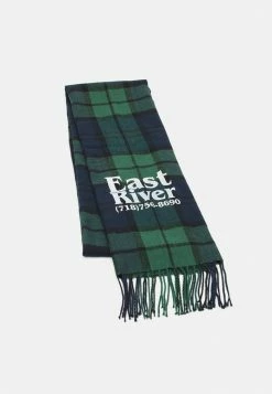 Jack & Jones JACWOODSIDE WOVEN SCARF - Scarf - Navy Blazer