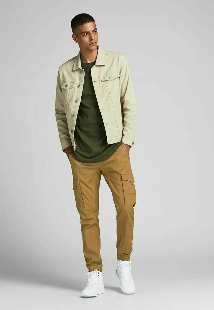Jack & Jones PAUL - Cargo Trousers - Rubber 2 Jack & Jones PAUL - Cargo Trousers - Rubber - Image 2