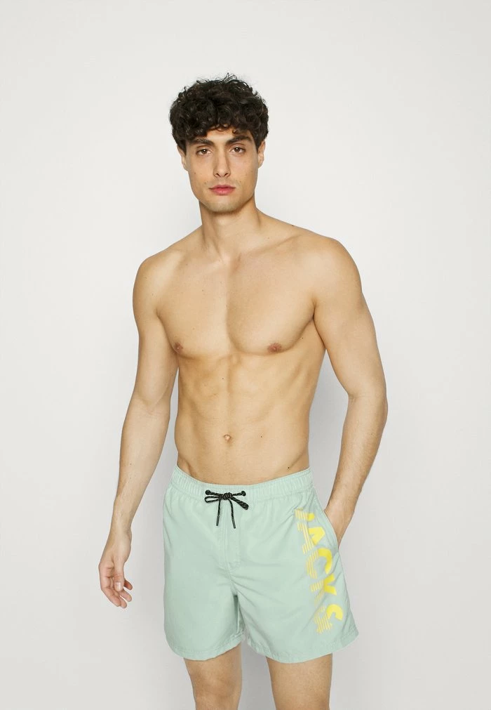 Jack & Jones CRETE - Swimming Shorts - Harbor Gray 1 Jack & Jones CRETE - Swimming Shorts - Harbor Gray