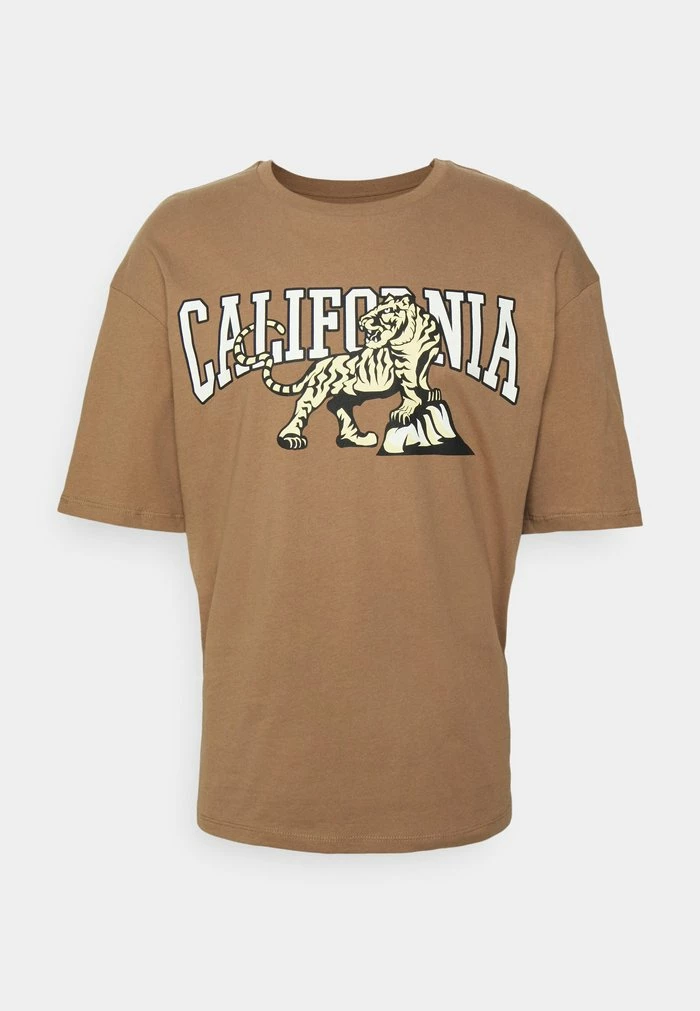 Jack & Jones JORDALLAS TEE CREW NECK UNISEX - Print T-shirt - Malt Ball 5 Jack & Jones JORDALLAS TEE CREW NECK UNISEX - Print T-shirt - Malt Ball - Image 5