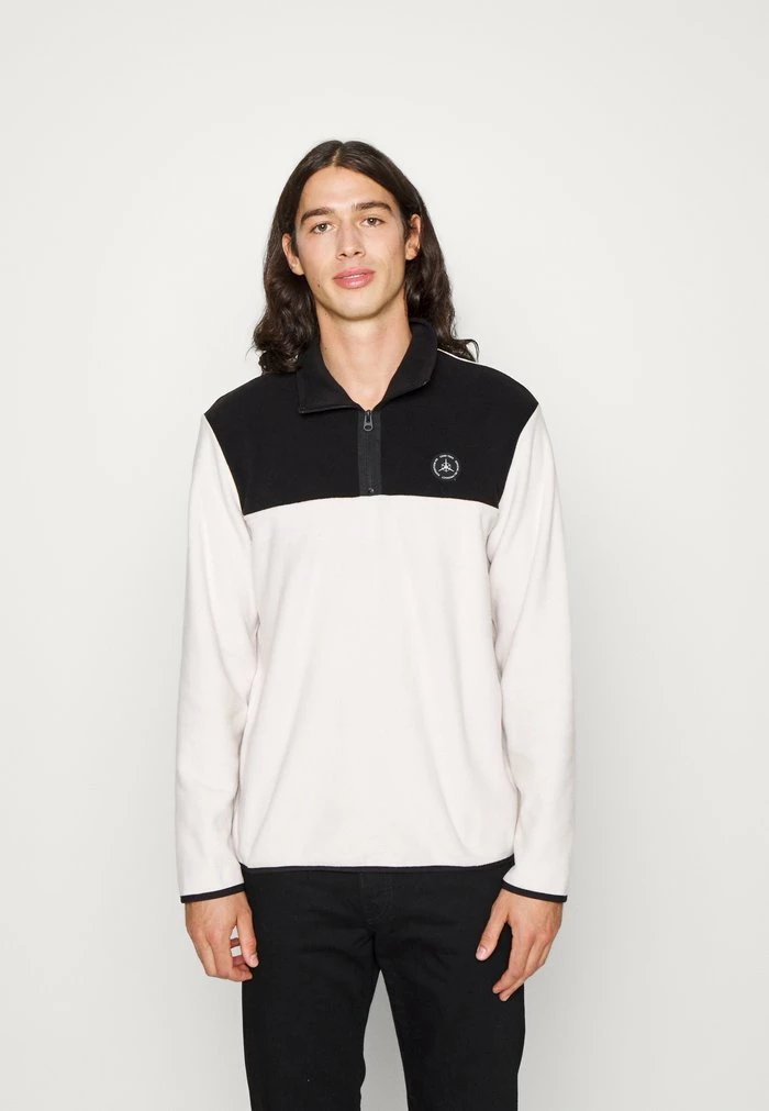 Jack & Jones JCOTECH HIGH NECK - Fleece Jumper - Moonbeam 1 Jack & Jones JCOTECH HIGH NECK - Fleece Jumper - Moonbeam