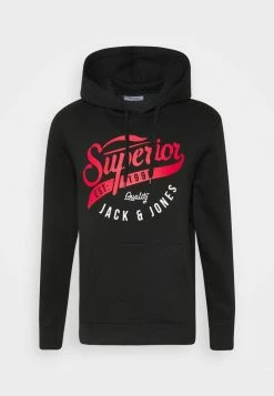 Jack & Jones JJELOGO HOOD - Hoodie - Black -Jack & Jones Shop 4a708471c7f149ccb0b51b5b6140d1ab