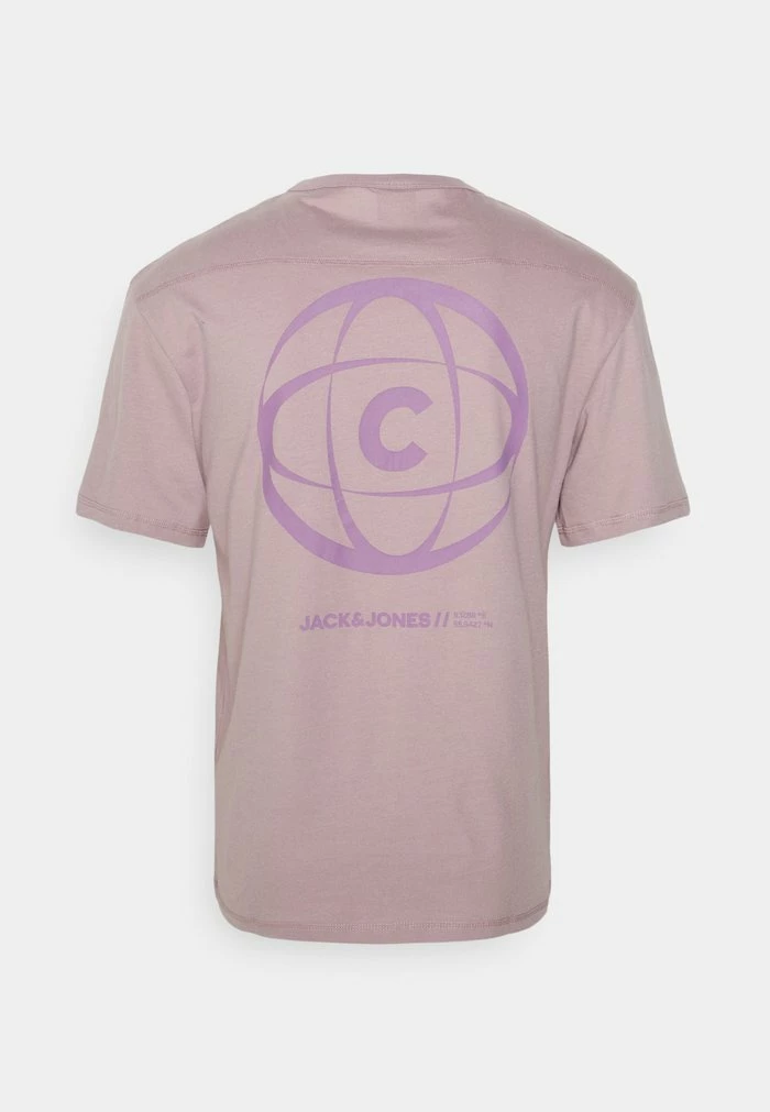 Jack & Jones JCOCLASSIC GLOBE TEE CREW NECK - Print T-shirt - Nirvana 2 Jack & Jones JCOCLASSIC GLOBE TEE CREW NECK - Print T-shirt - Nirvana - Image 2