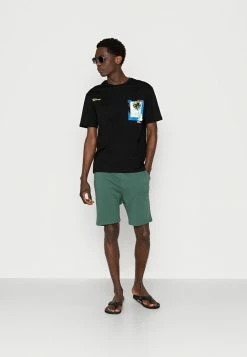 Alternative view of Jack & Jones HOLLYWOOD VIBE TEE CREW NECK - Print T-shirt - Black