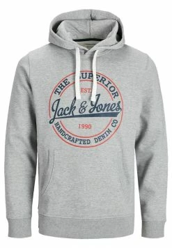 Jack & Jones JJBRAT HOOD - Hoodie - Light Grey Melange 12 Jack & Jones JJBRAT HOOD - Hoodie - Light Grey Melange -Jack & Jones Shop 4b53b7a908c64edcba61d6355634d211