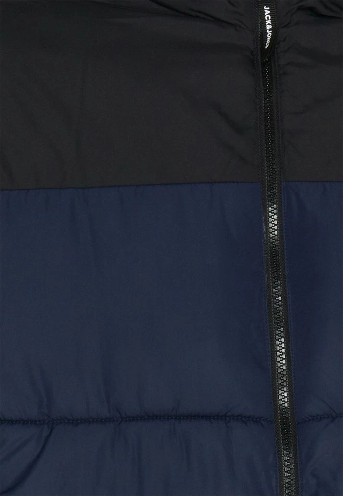 Jack & Jones JJCHILI PUFFER HOOD - Winter Jacket - Navy Blazer 3 Jack & Jones JJCHILI PUFFER HOOD - Winter Jacket - Navy Blazer - Image 3
