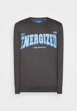 Jack & Jones JOROPTIMIST CREW NECK UNISEX - Sweatshirt - Asphalt 10 Jack & Jones JOROPTIMIST CREW NECK UNISEX - Sweatshirt - Asphalt -Jack & Jones Shop 4bb42cd47aa04f9a9614cf104cac6541
