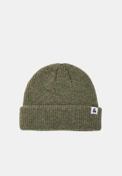 Jack & Jones JACTWISTED SHORT BEANIE - Beanie - Forest Night
