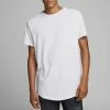 Jack & Jones JJECURVED TEE O NECK - Basic T-shirt - White