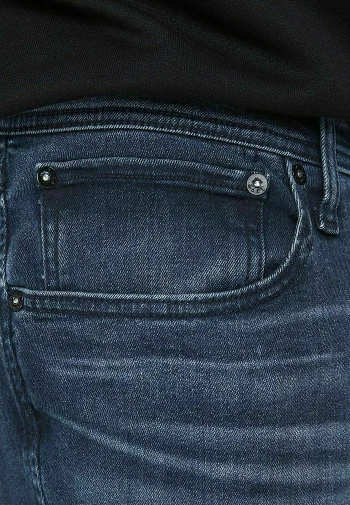 Jack & Jones Slim Fit Jeans - Blue Denim 7 Jack & Jones Slim Fit Jeans - Blue Denim - Image 7