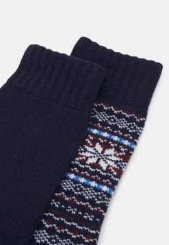 Alternative view of Jack & Jones JACWINTER PATTERN 2 PACK - Socks - Navy Blazer