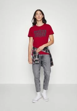 Alternative view of Jack & Jones JCOKIM TEE CREWNECK - Print T-shirt - Chili Pepper