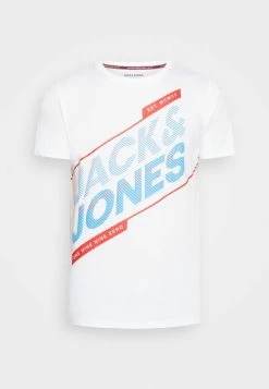 Jack & Jones JJFORMATION TEE CREW NECK - Print T-shirt - White -Jack & Jones Shop 4e454ac6be944c80afd2b725e37b3c43