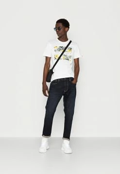 Alternative view of Jack & Jones JORVENICE BRANDING TEE CREW NECK - Print T-shirt - Cloud Dancer