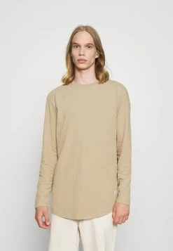 Jack & Jones JENOA TEE - Long Sleeved Top - Beige