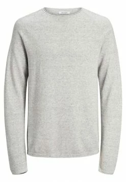 Jack & Jones JJEHILL CREW NECK - Jumper - Light Grey Melange -Jack & Jones Shop 4ea7a3767daa43d384bcd4e8fa55a5bb