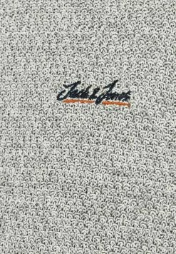 Jack & Jones JORPAUL TONS CREW NECK DETAIL - Jumper - Light Grey Melange -Jack & Jones Shop 4f0e1f57ac3c497a8f390d6e8e1b1c45