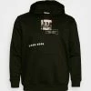 Jack & Jones JJSCRAWL HOOD - Hoodie - Rosin