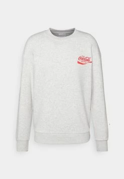 Jack & Jones JORCOCA COLA CREW NECK UNISEX - Sweatshirt - White Melange