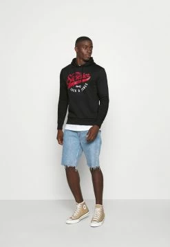 Jack & Jones JJELOGO HOOD - Hoodie - Black -Jack & Jones Shop 4f5396c2b6a14e4a96e6aacc4aa214a7