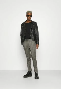Alternative view of Jack & Jones JJIMARCO BROWN CHECK - Trousers - Brown Stone
