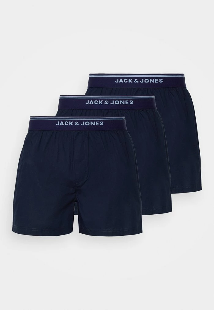 Jack & Jones JACBASIC SOLID TRUNKS 3 PACK - Pants - Navy Blazer 1 Jack & Jones JACBASIC SOLID TRUNKS 3 PACK - Pants - Navy Blazer