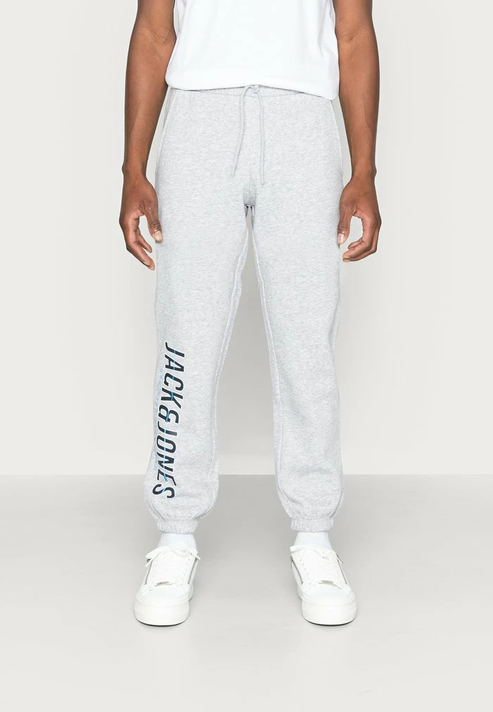 Jack & Jones JPSTGORDON PANT AMAN - Tracksuit Bottoms - Light Grey Melange 1 Jack & Jones JPSTGORDON PANT AMAN - Tracksuit Bottoms - Light Grey Melange