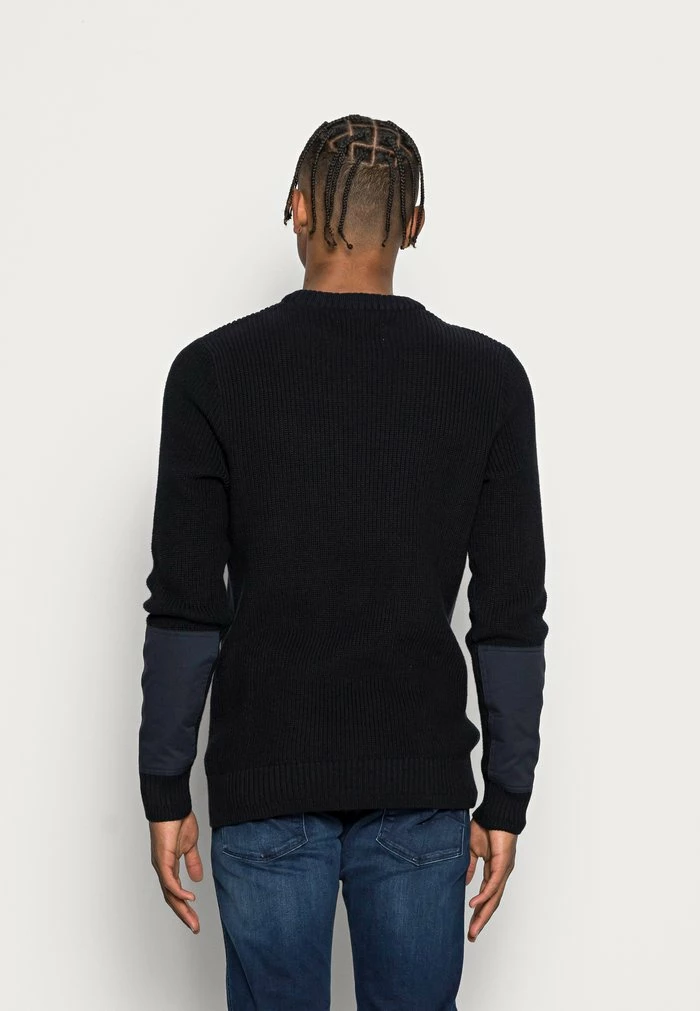 Jack & Jones JCOBRYAN CREW NECK - Jumper - Navy 3 Jack & Jones JCOBRYAN CREW NECK - Jumper - Navy - Image 3