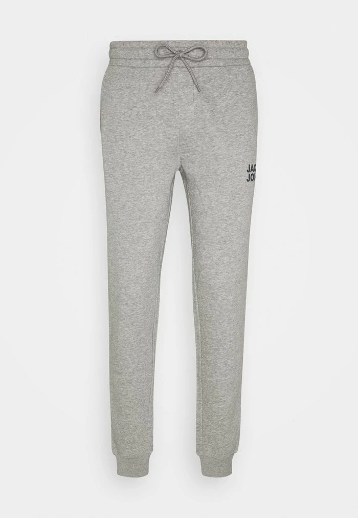 Jack & Jones Tracksuit Bottoms - Light Grey Melange 1 Jack & Jones Tracksuit Bottoms - Light Grey Melange