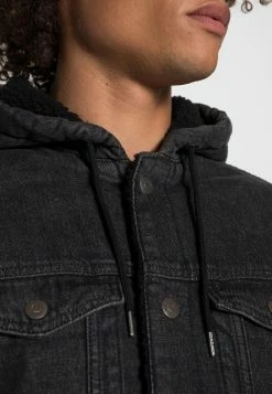 Jack & Jones JJIJEAN JJACKET HOOD - Denim Jacket - Black Denim -Jack & Jones Shop 50c46e78260147258f6dff894f813d5b