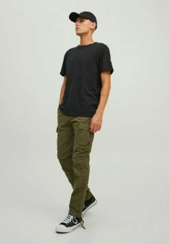 Alternative view of Jack & Jones JPSTACE JJTUCKER AMA NOOS - Cargo Trousers - Olive Night