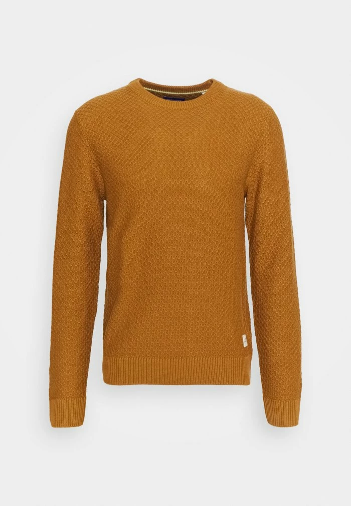 Jack & Jones JORTONS KNIT CREW NECK SN - Jumper - Rubber 1 Jack & Jones JORTONS KNIT CREW NECK SN - Jumper - Rubber