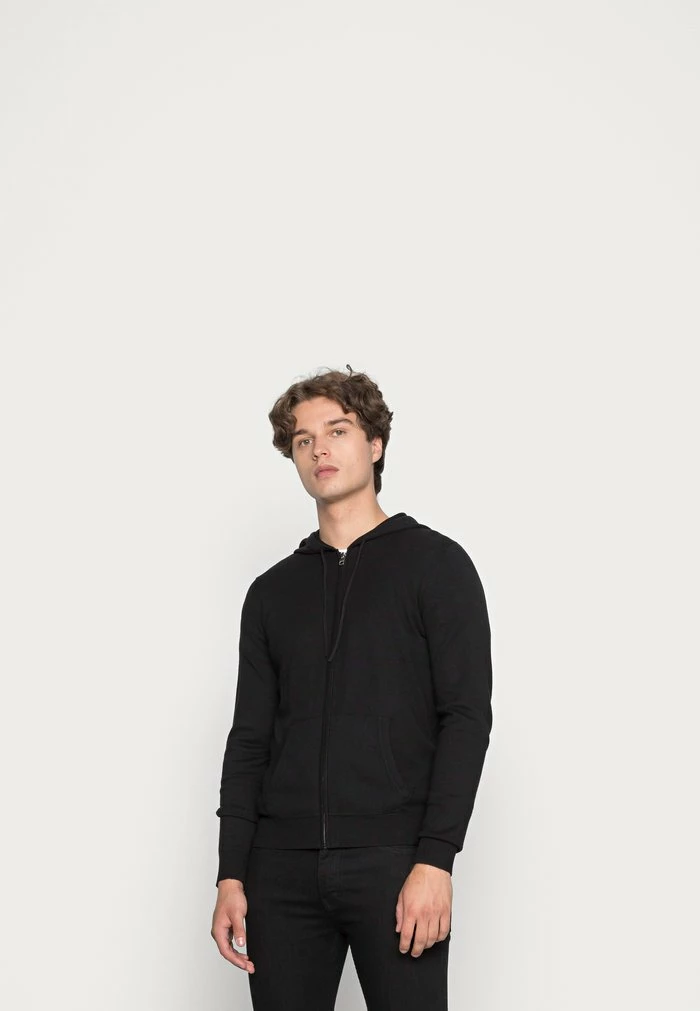 Jack & Jones JJEEMIL CARDIGAN - Cardigan - Black 1 Jack & Jones JJEEMIL CARDIGAN - Cardigan - Black