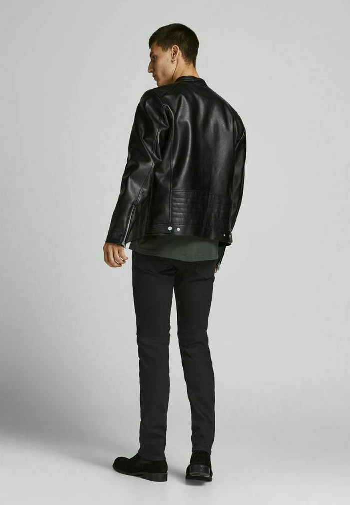 Jack & Jones Slim Fit Jeans - Black Denim 3 Jack & Jones Slim Fit Jeans - Black Denim - Image 3