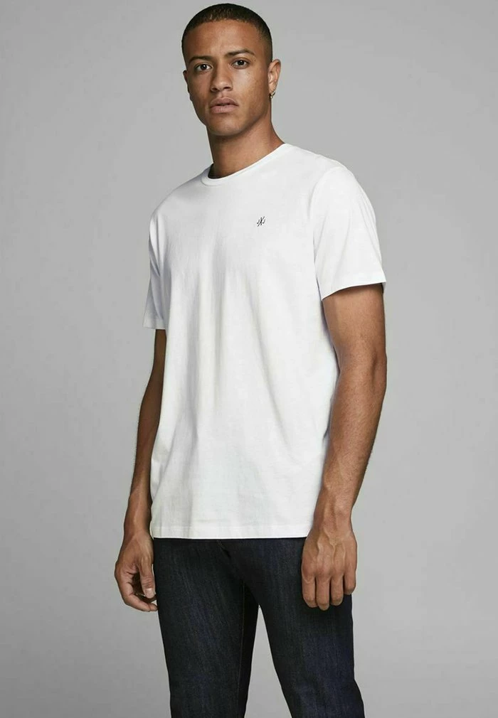Jack & Jones 5 PACK - Basic T-shirt - White 2 Jack & Jones 5 PACK - Basic T-shirt - White - Image 2