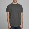Jack & Jones JJECURVED TEE O NECK - Basic T-shirt - Dark Grey Melange