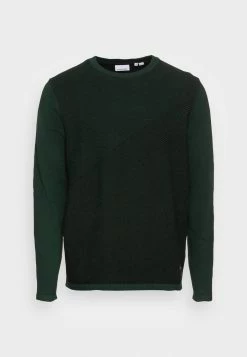 Jack & Jones JJBEN CREW NECK - Jumper - Dark Green