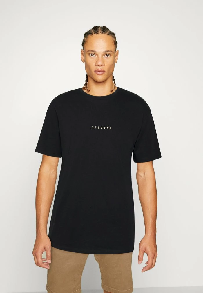 Jack & Jones JJNEW STATE TEE CREW NECK - Basic T-shirt - Black 1 Jack & Jones JJNEW STATE TEE CREW NECK - Basic T-shirt - Black